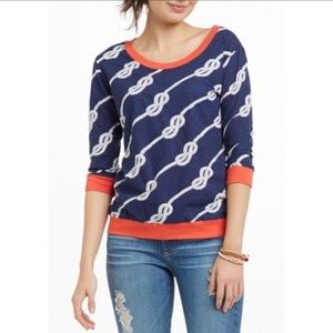 ANTHROPOLOGIE PORRIDGE Nautical top